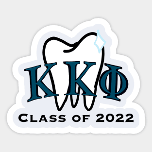 Kappa Kappa Philla (navy) Sticker